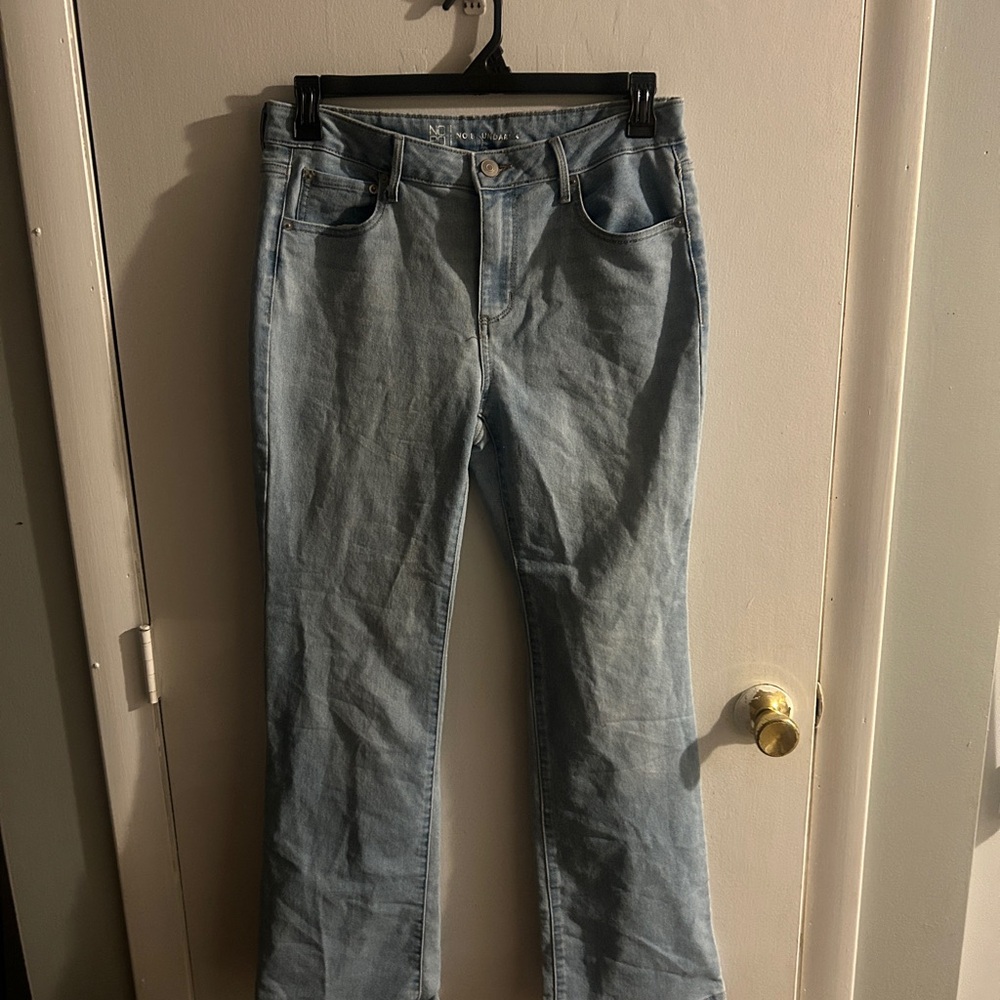 No Boundaries Blue Flare Wide Leg Jeans